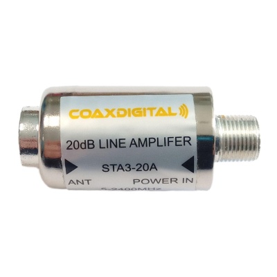 Грозозащита с ПЧ усилителем CoaxDigital STA3-20A