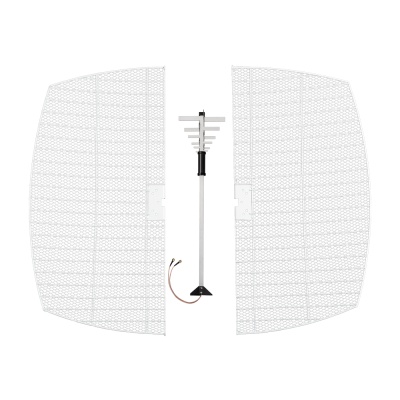 Kroks KNA24-800/2700C MIMO F разъем параболическая антенна